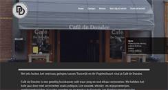 Desktop Screenshot of cafededonder.nl