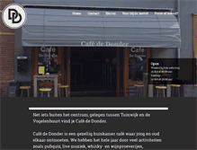 Tablet Screenshot of cafededonder.nl